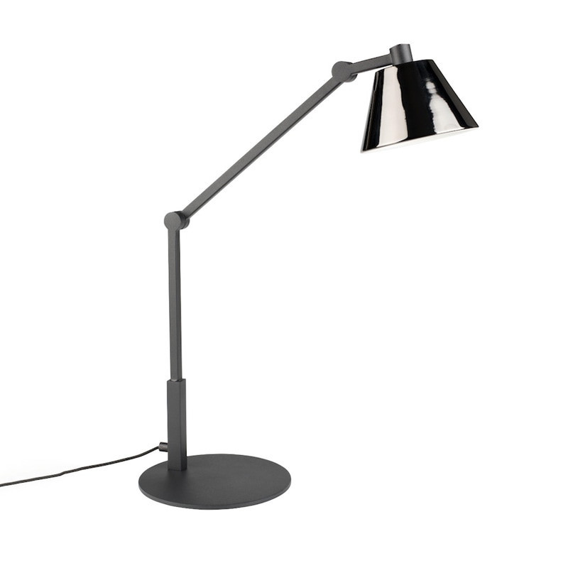 Lampe de bureau noire tactile design Lub Zuiver