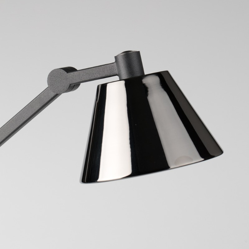 Lampe de bureau noire design tactile - Lub 