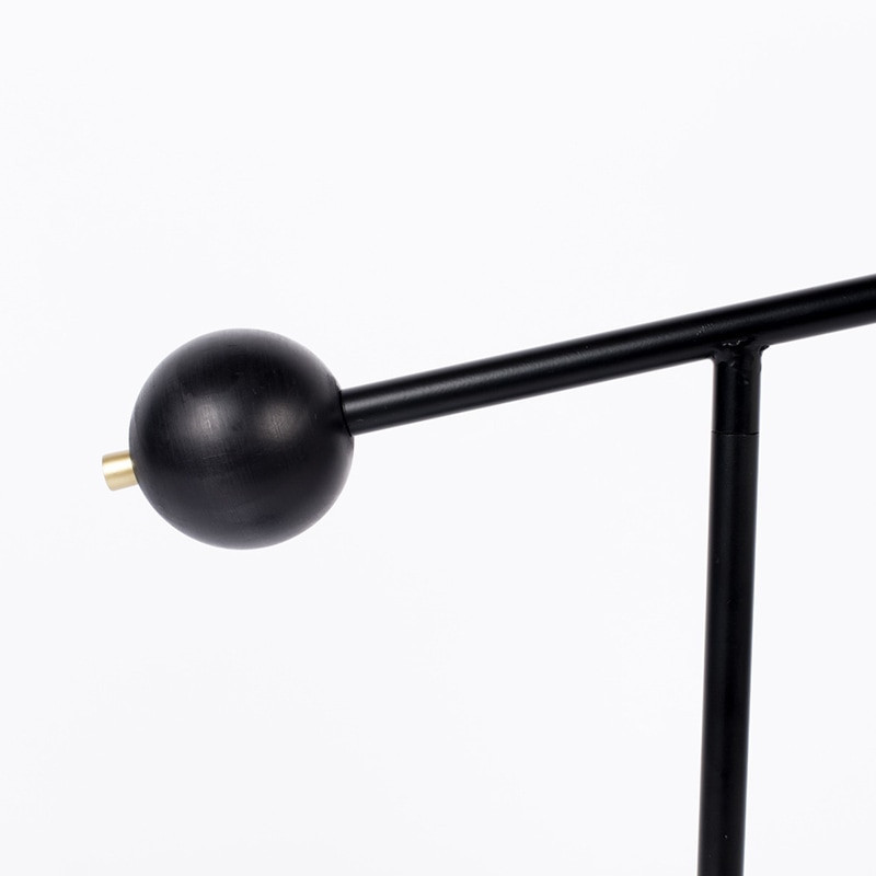 Lampe design articulée blanche et métal noir - Skala 