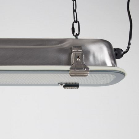 Lustre chrome vintage industriel - G.T.A 