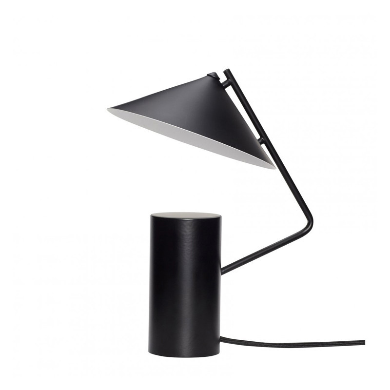 Lampe à poser design noire Hubsch - Any 