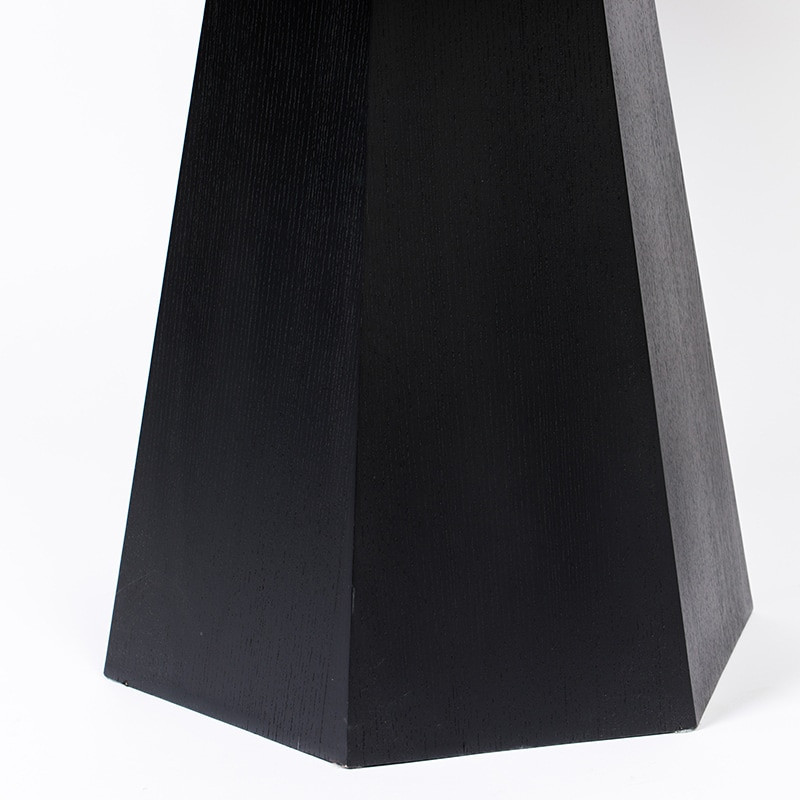 Table ronde noire design 100cm Zuiver - Pilar 