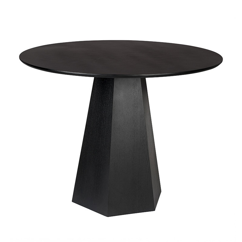 Table ronde noire design Zuiver Pilar Zuiver