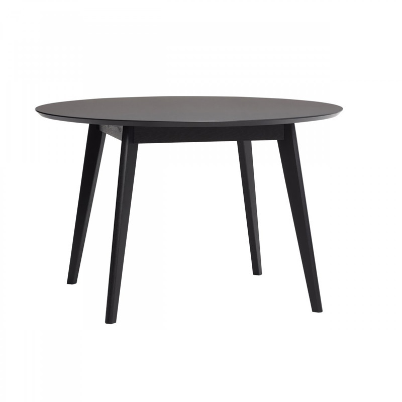 Table ronde noire Hubsch - Ever