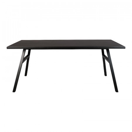 Table noire plateau motif chevron - Seth 
