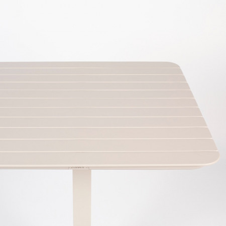 Table bistrot jardin métal blanc - Vondel 