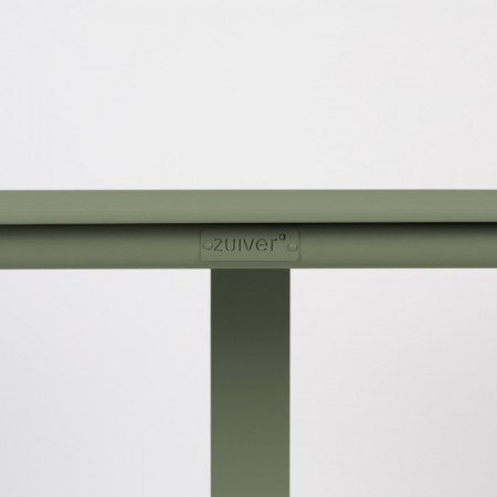 Table bistrot aluminium vert kaki - Vondel 