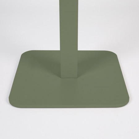 Table bistrot aluminium vert kaki - Vondel 