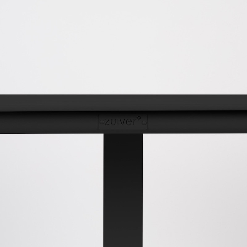 Table bistrot extérieur carrée métal noir - Vondel 