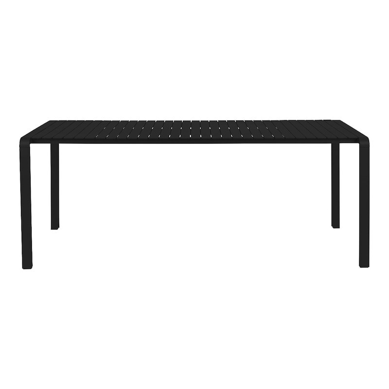 Table de jardin métal noir design - Vondel 