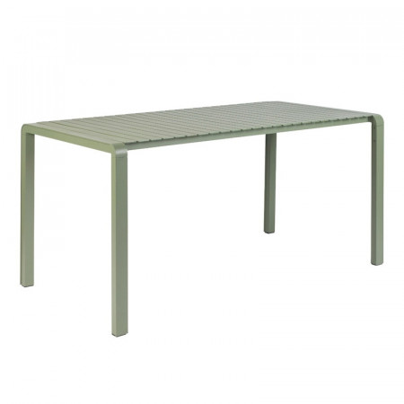 Table de jardin en métal vert kaki Vondel Zuiver