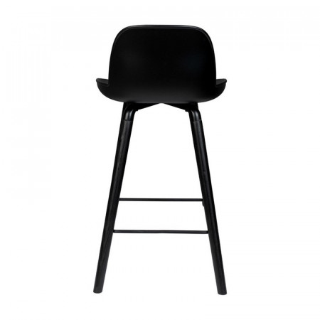 Tabouret de bar scandinave noir - Albert 