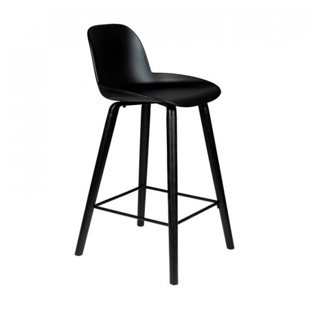 Tabouret de bar noir scandinave Albert Zuiver