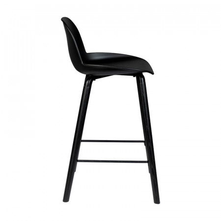 Tabouret de bar scandinave noir - Albert 