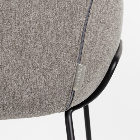 Tabouret de bar gris design confortable - Feston 