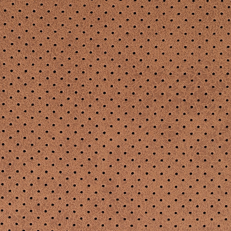 Chaise simili cuir marron design - Brent air 