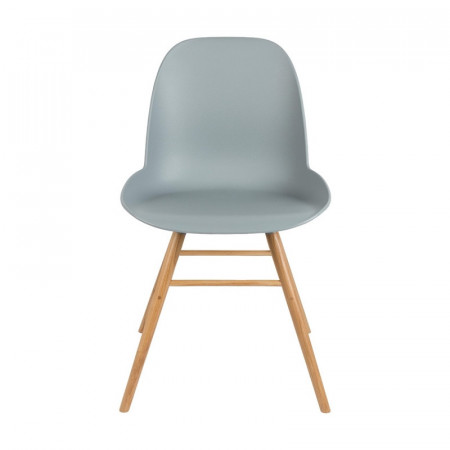Chaise style scandinave gris clair - Albert 