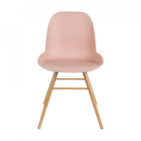 Chaise style scandinave rose - Albert 