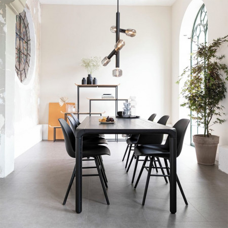 Table salle à manger contemporaine noire - Storm