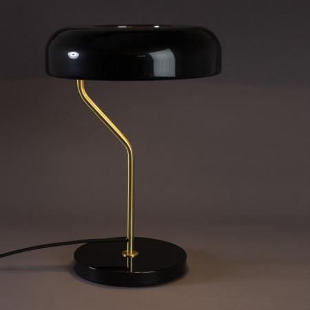 Lampe noir et doré vintage - Blaise 