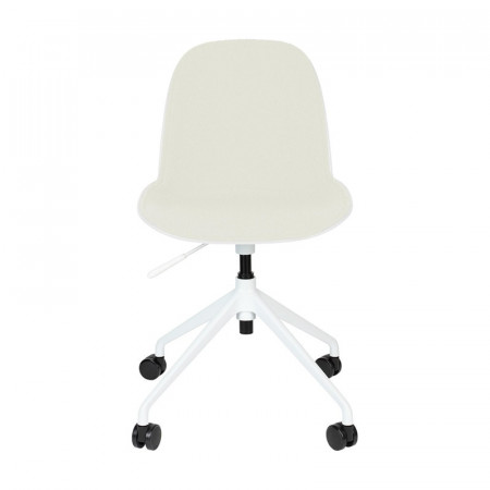 Chaise de bureau réglable blanche design - Albert 