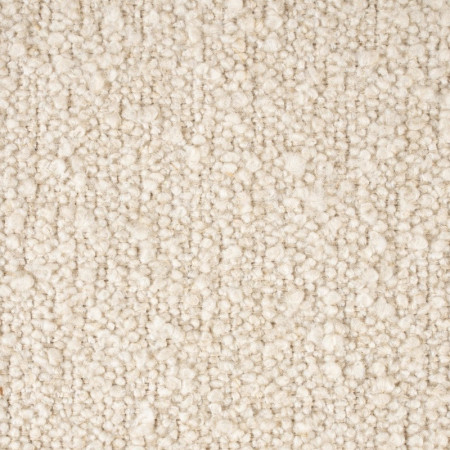 Fauteuil blanc design pivotant tissu bouclé Zuiver - Tyler 