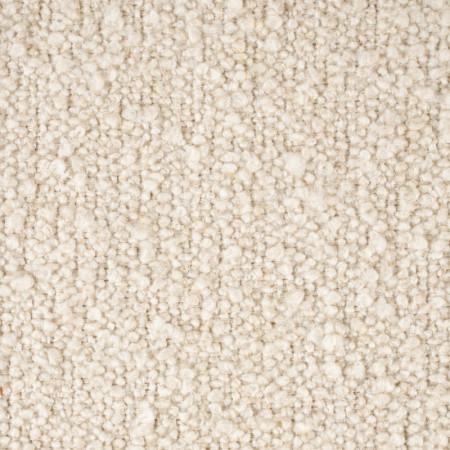 Fauteuil blanc design pivotant tissu bouclé Zuiver - Tyler 