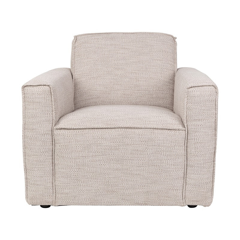 Fauteuil salon beige confortable - Bor