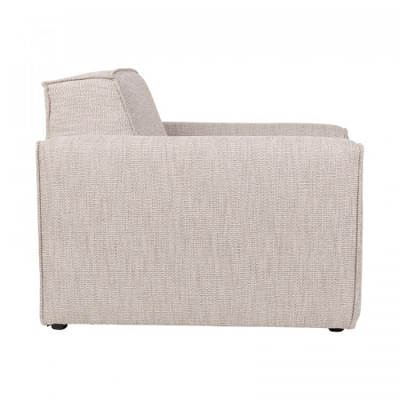 Fauteuil salon beige confortable - Bor 