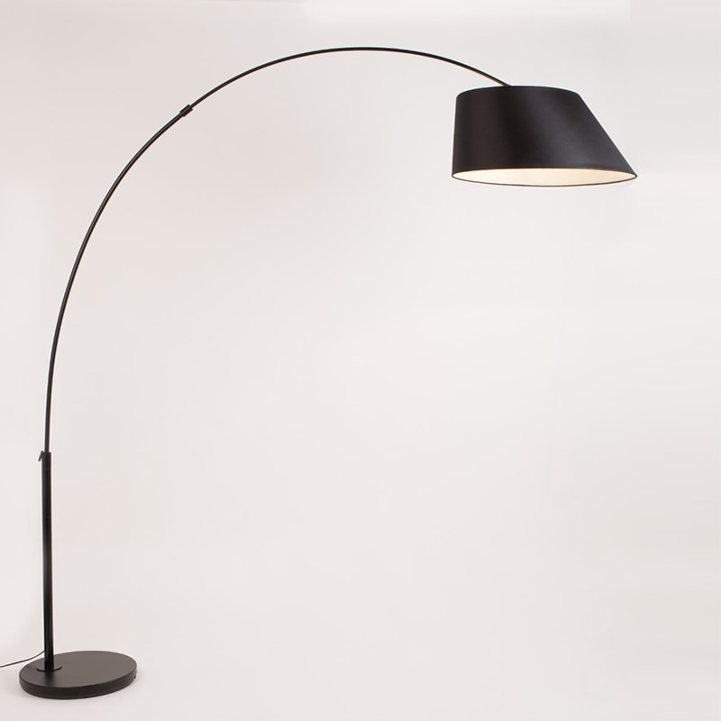 Lampadaire arc noir design - Arc 