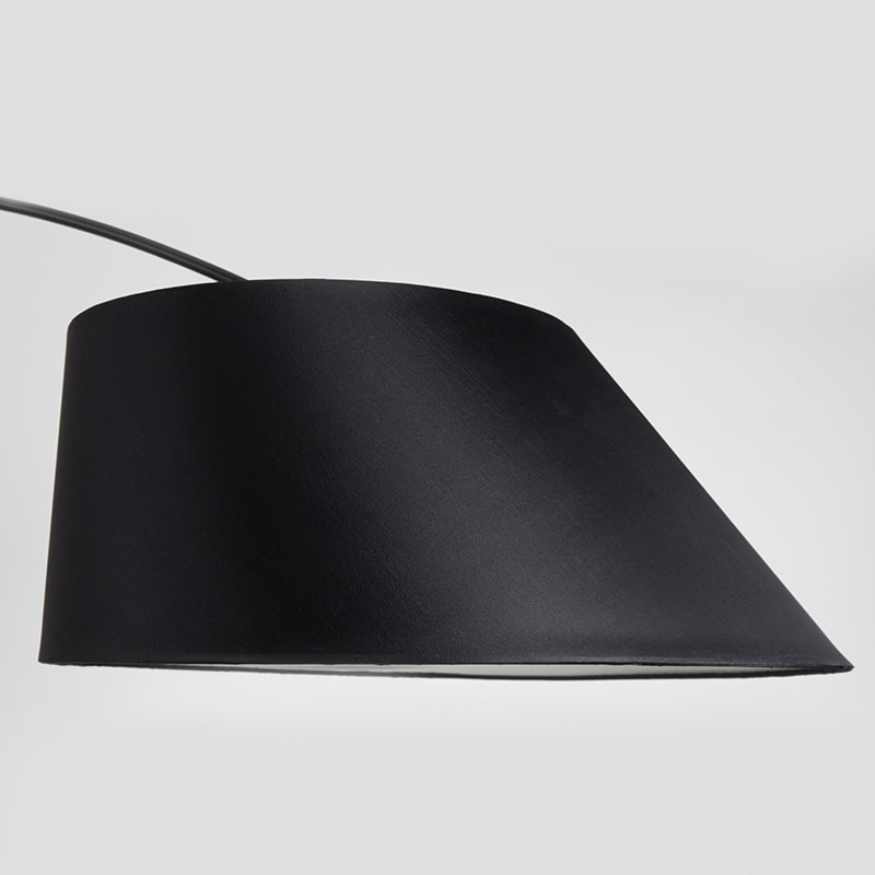 Lampadaire arc noir design - Arc 