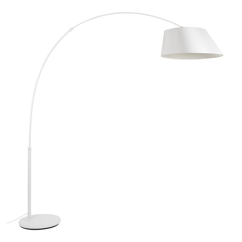 Lampadaire arc blanc design - Arc 