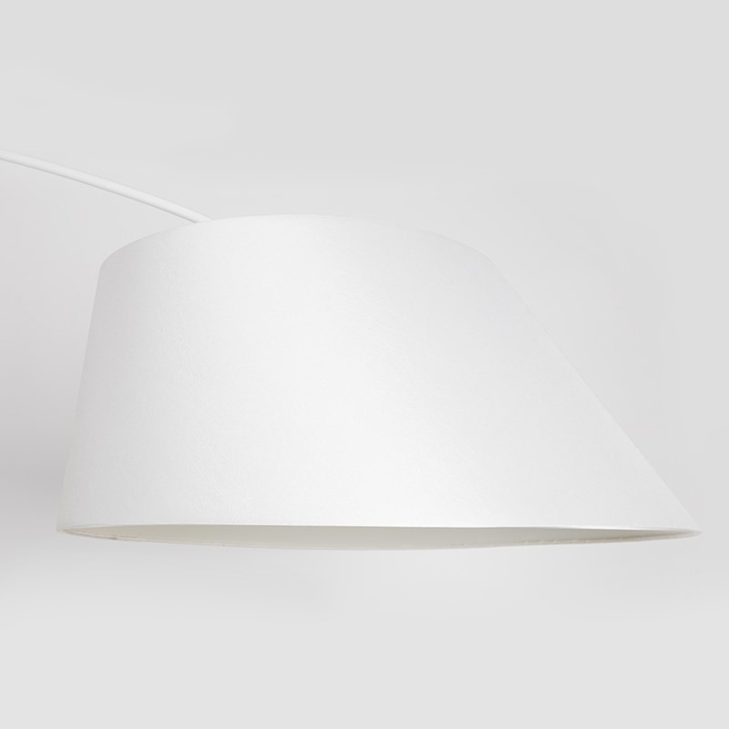 Lampadaire arc blanc design - Arc 