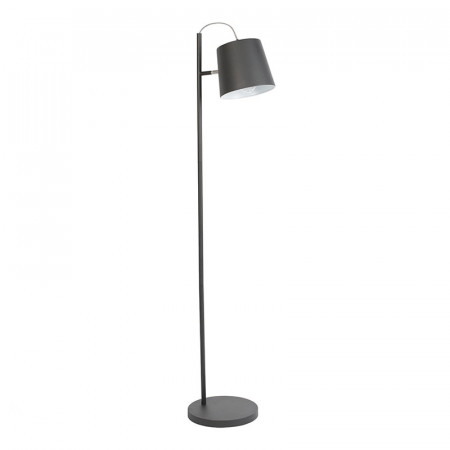 Lampadaire salon design noir - Buckle 