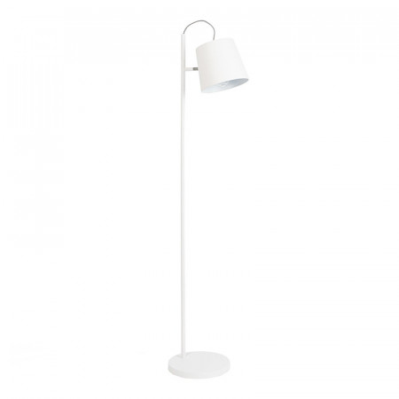 Lampadaire salon blanc design - Buckle 