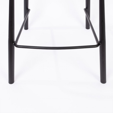 Tabouret de bar marron design avec accoudoirs - Brit 