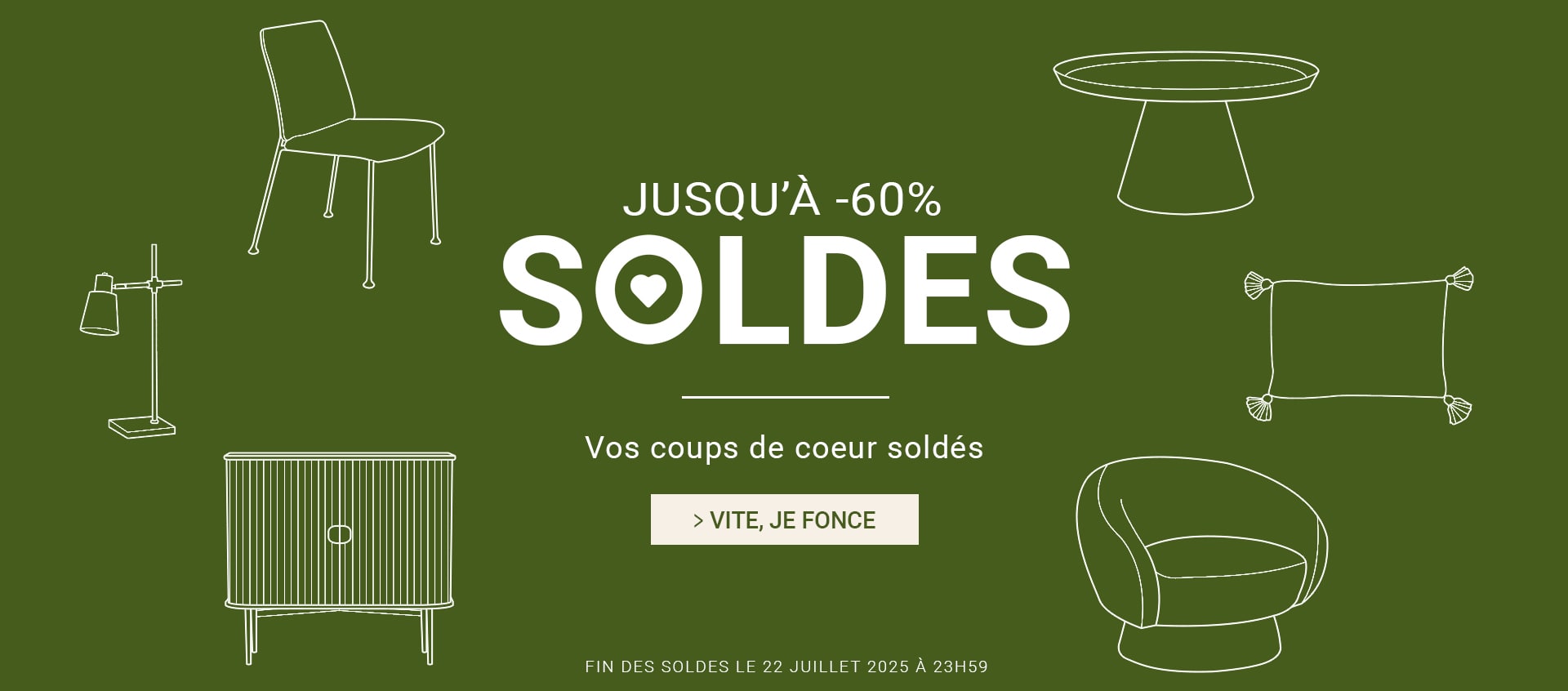 Soldes jusqu'à -60% - Coup de Coeur Design